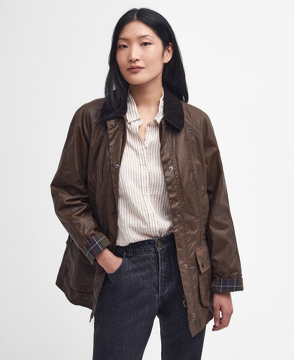 Barbour Beadnell® Waxed Jacket Brune | BABO89195