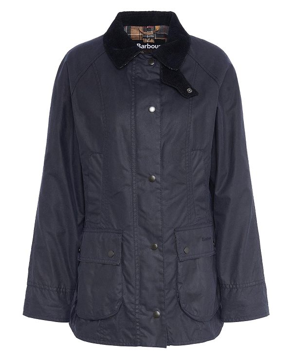 Barbour Beadnell® Waxed Jacket Mørkeblå | BABO89181