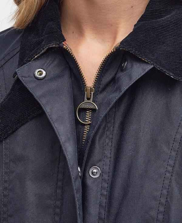 Barbour Beadnell® Waxed Jacket Mørkeblå | BABO89181