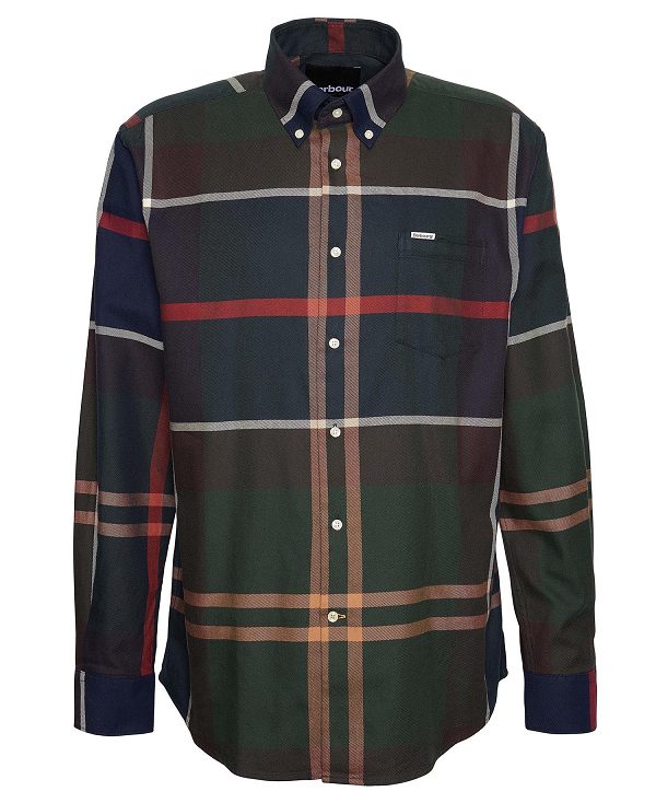 Barbour Bearpark Regular Long-sleeved Shirt Flerfarvede | BABO87898