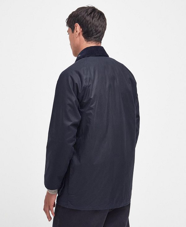 Barbour Beaufort® Waxed Jacket Mørkeblå | BABO87181