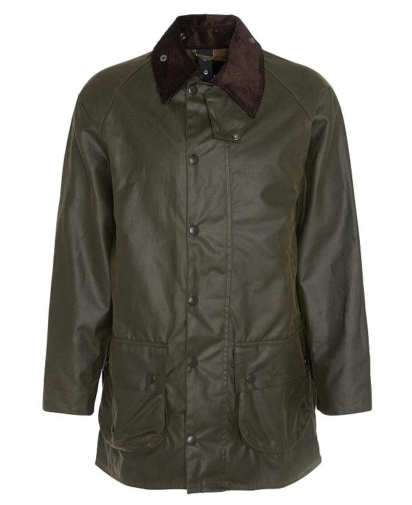 Barbour Beaufort® Waxed Jacket Olivengrøn | BABO87223