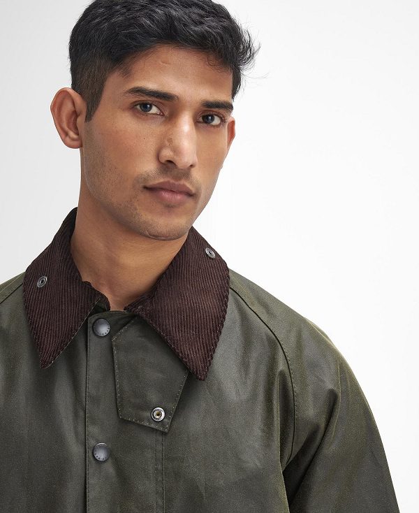 Barbour Beaufort® Waxed Jacket Olivengrøn | BABO87223