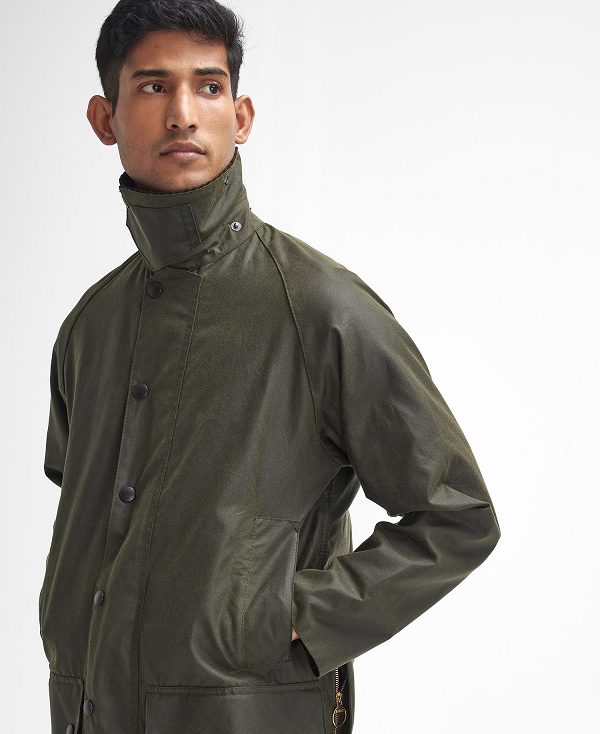 Barbour Beaufort® Waxed Jacket Olivengrøn | BABO87223