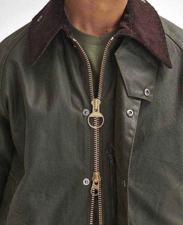 Barbour Beaufort® Waxed Jacket Olivengrøn | BABO87223