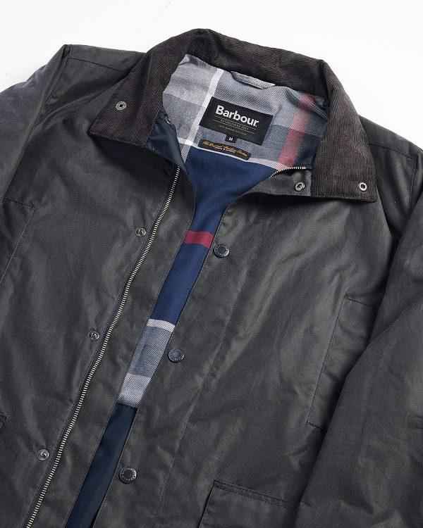 Barbour Beaufort Waxed Mac Grå | BABO87268