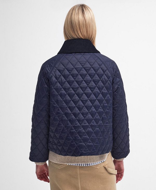 Barbour Beauly Quilted Jacket Mørkeblå | BABO89375