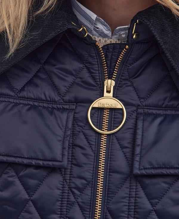 Barbour Beauly Quilted Jacket Mørkeblå | BABO89375