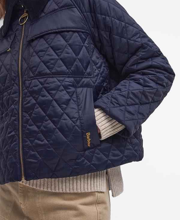 Barbour Beauly Quilted Jacket Mørkeblå | BABO89375