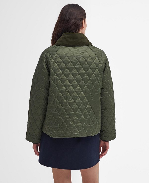 Barbour Beauly Quilted Jacket Olivengrøn | BABO89362