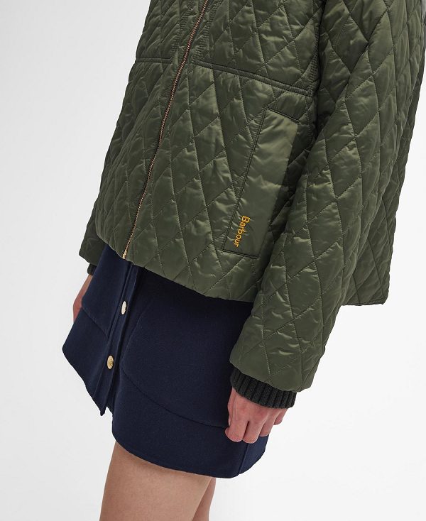 Barbour Beauly Quilted Jacket Olivengrøn | BABO89362