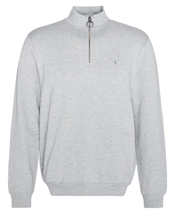 Barbour Beckhill Half-zip Sweatshirt Grå | BABO88646