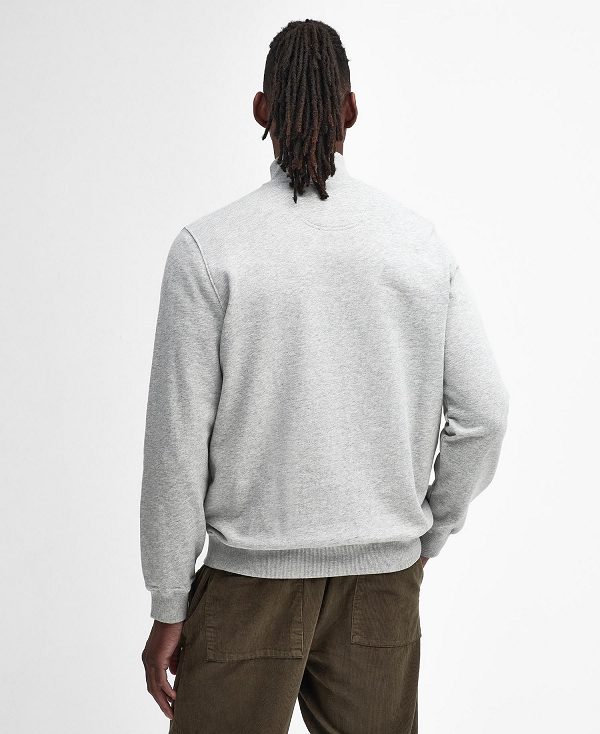 Barbour Beckhill Half-zip Sweatshirt Grå | BABO88646