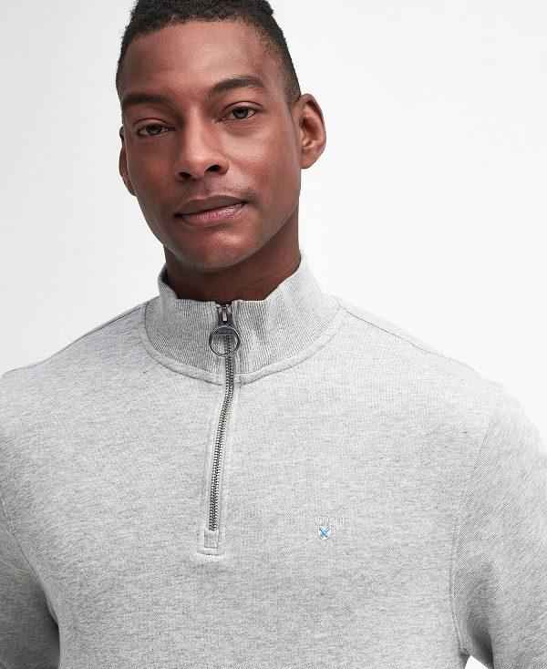 Barbour Beckhill Half-zip Sweatshirt Grå | BABO88646