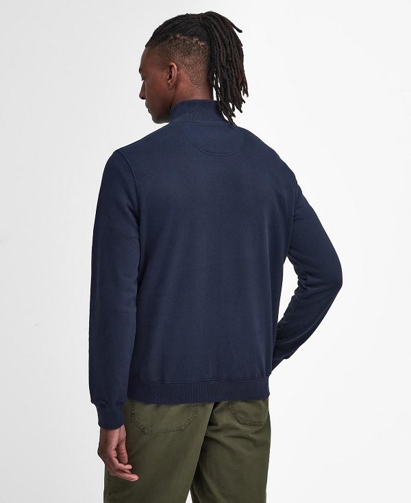 Barbour Beckhill Half-zip Sweatshirt Mørkeblå | BABO88475