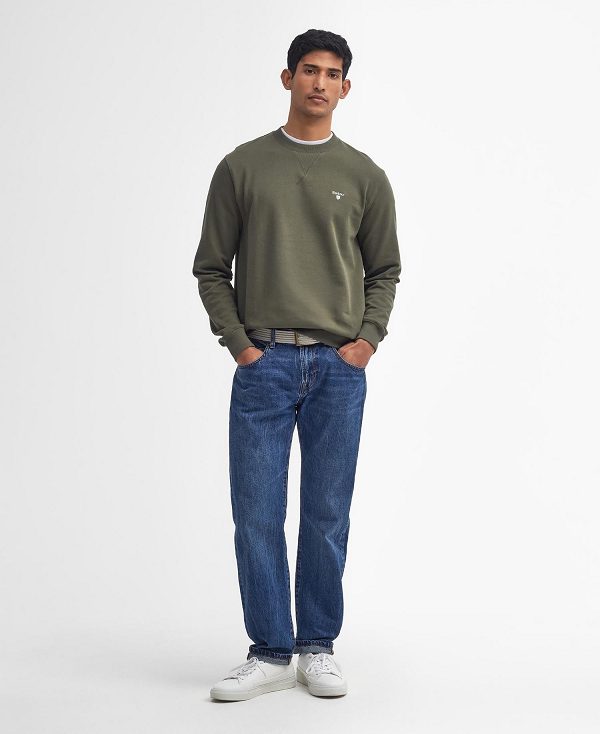 Barbour Beckhill Sweatshirt Olivengrøn | BABO88484