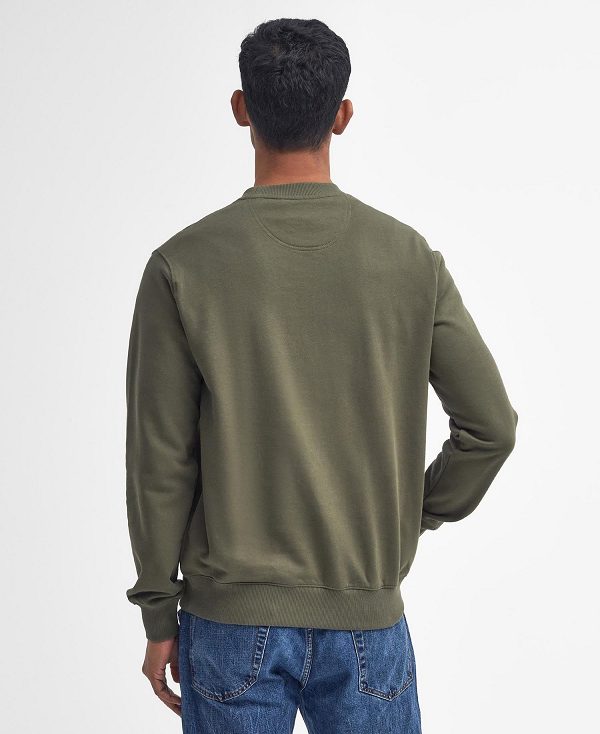 Barbour Beckhill Sweatshirt Olivengrøn | BABO88484