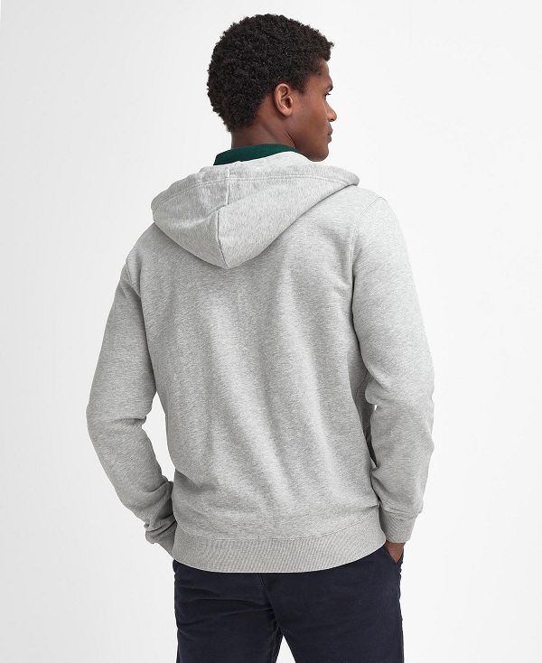 Barbour Beckhill Zip-up Hoodie Grå | BABO88671