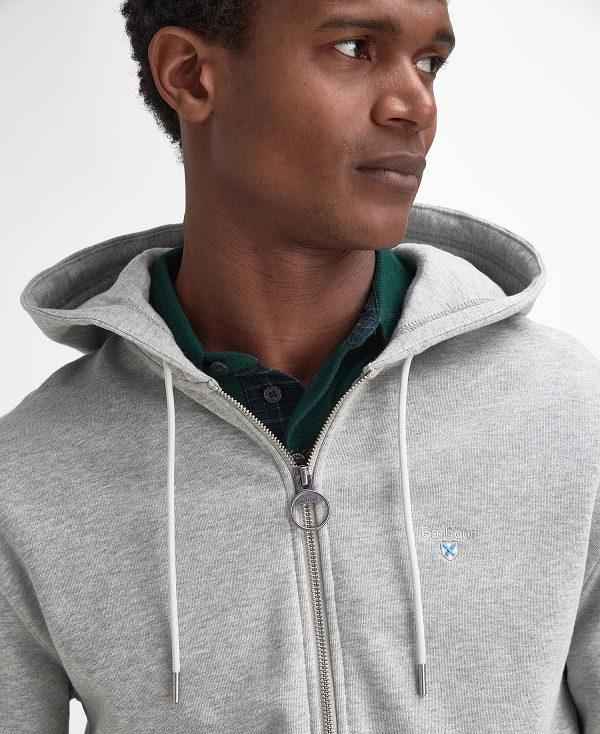 Barbour Beckhill Zip-up Hoodie Grå | BABO88671