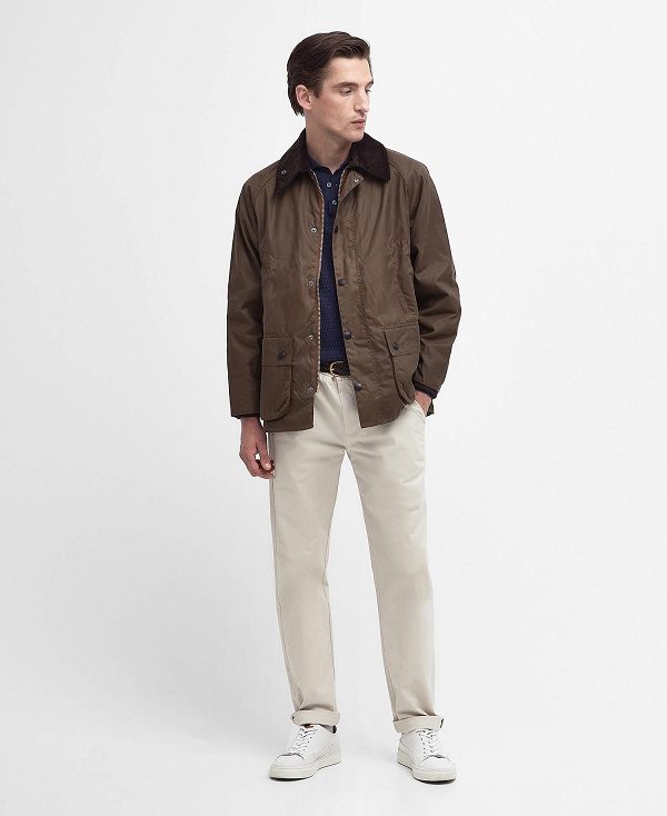 Barbour Bedale® Waxed Jacket Brune | BABO87179