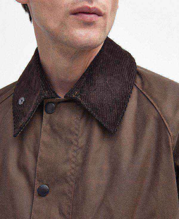 Barbour Bedale® Waxed Jacket Brune | BABO87179