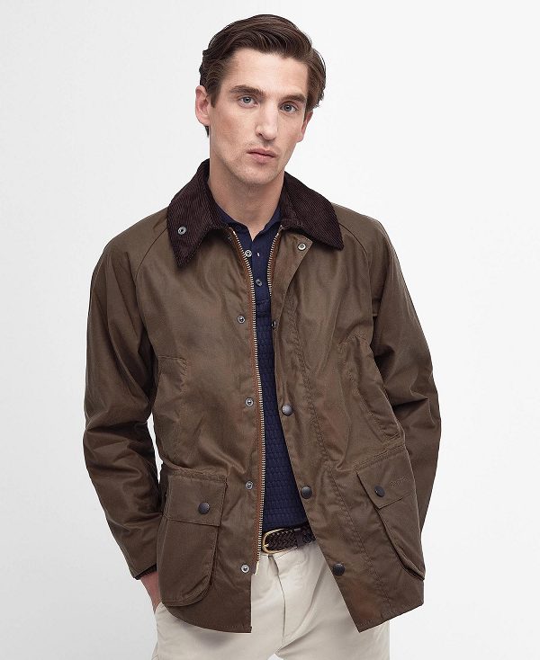 Barbour Bedale® Waxed Jacket Brune | BABO87179