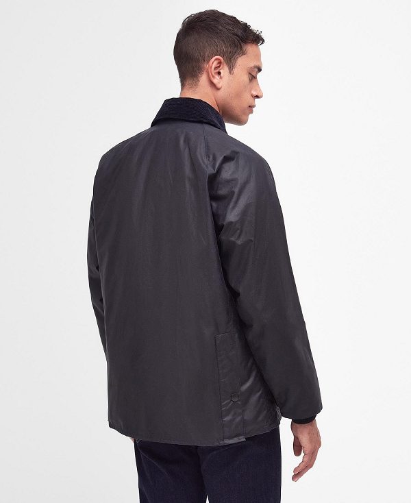 Barbour Bedale® Waxed Jacket Mørkeblå | BABO87183