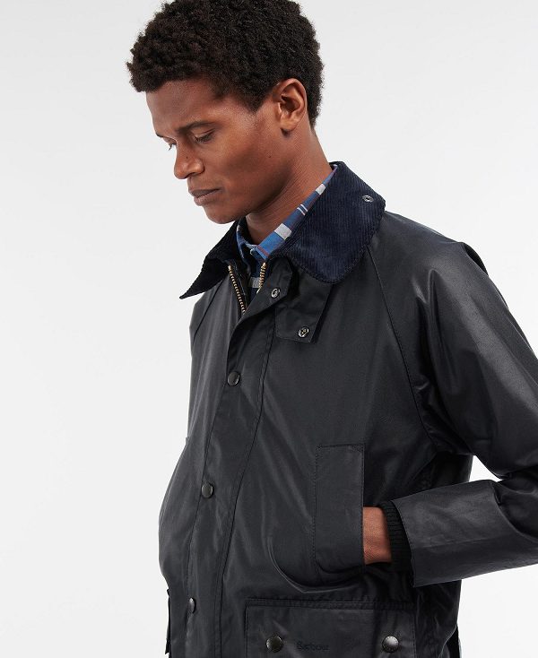 Barbour Bedale® Waxed Jacket Mørkeblå | BABO87183