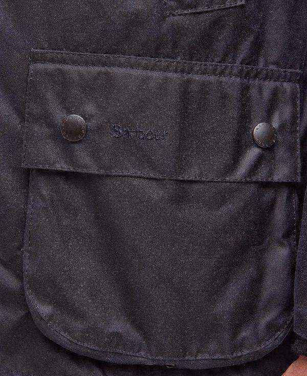 Barbour Bedale® Waxed Jacket Mørkeblå | BABO87183