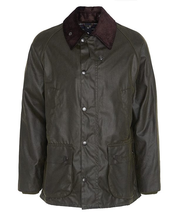 Barbour Bedale® Waxed Jacket Olivengrøn | BABO87238