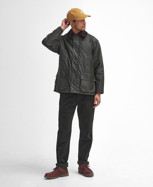 Barbour Bedale® Waxed Jacket Olivengrøn | BABO87238