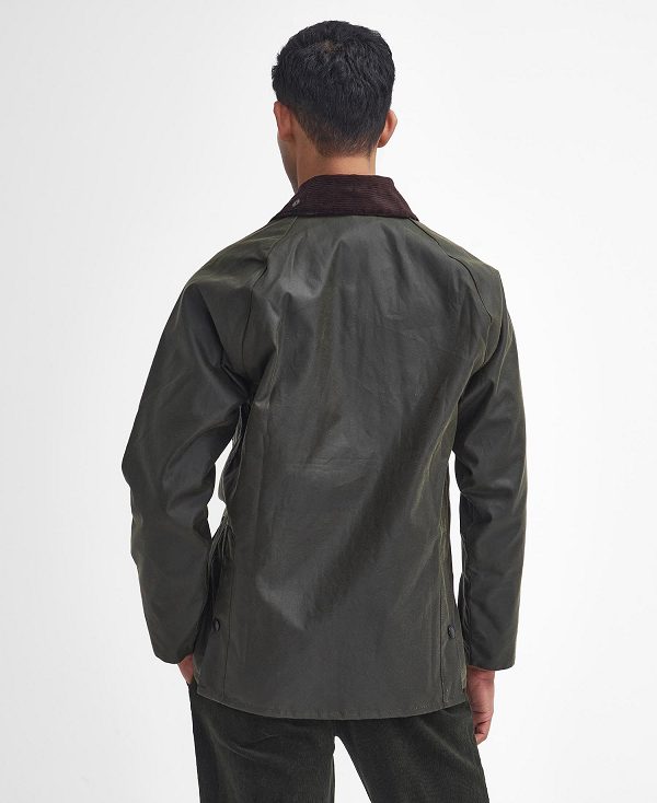 Barbour Bedale® Waxed Jacket Olivengrøn | BABO87238