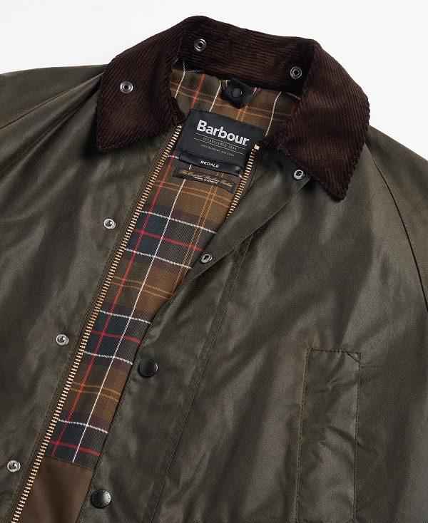 Barbour Bedale® Waxed Jacket Olivengrøn | BABO87238