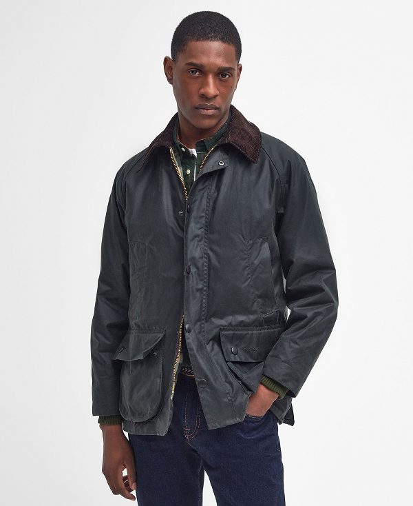 Barbour Bedale® Waxed Jacket Sort | BABO87210