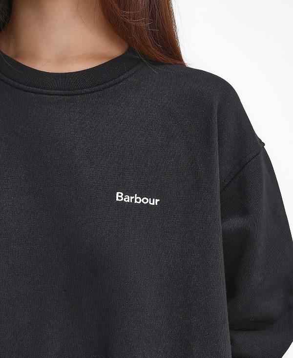 Barbour Bede Oversized Sweatshirt Dress Sort | BABO89652