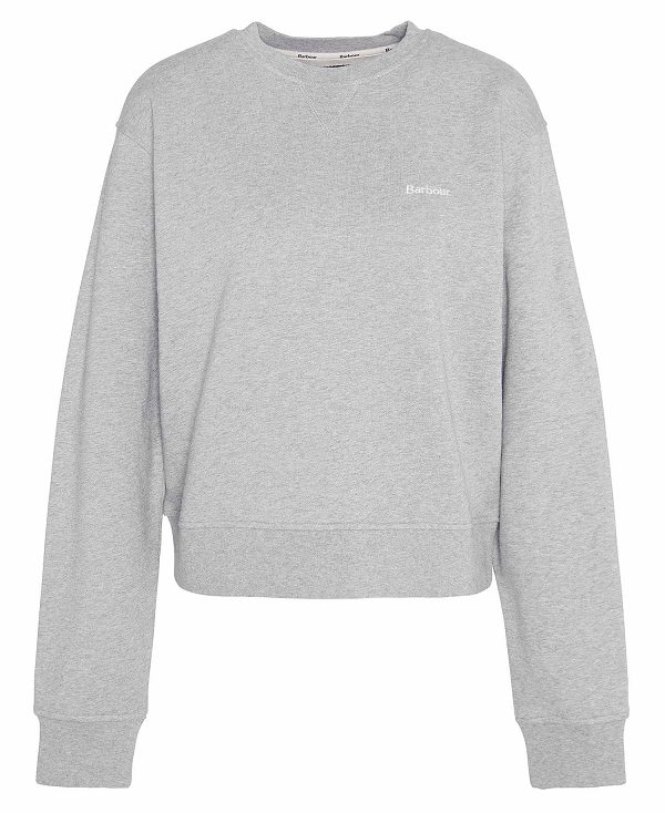 Barbour Bede Oversized Sweatshirt Lysegrå | BABO89815