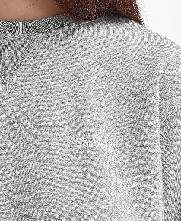 Barbour Bede Oversized Sweatshirt Lysegrå | BABO89815