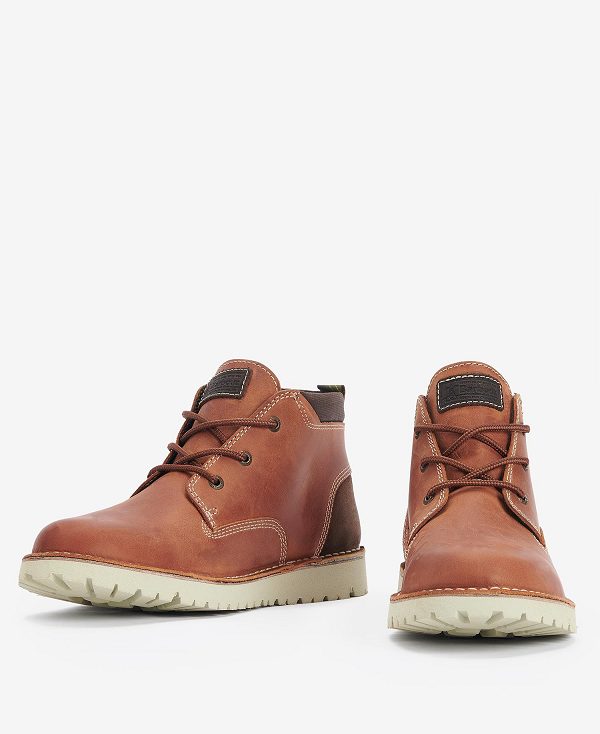 Barbour Bedrock Derby Boots Brune | BABO88863