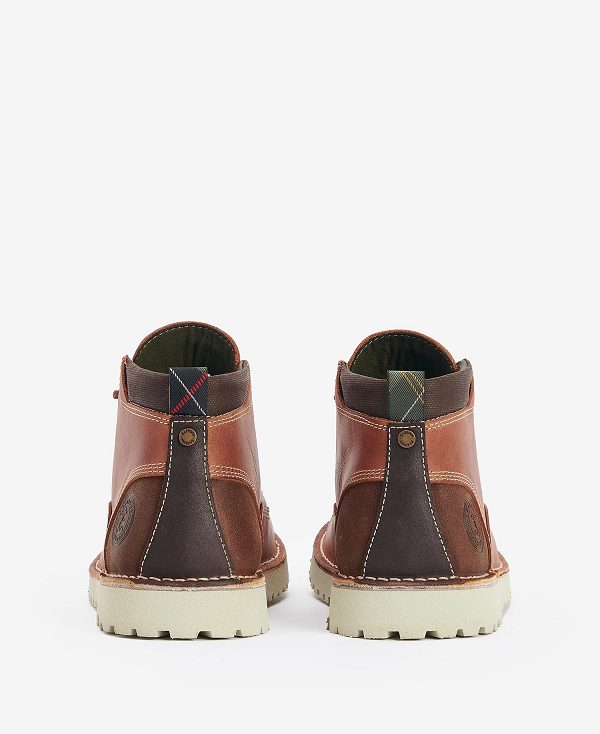 Barbour Bedrock Derby Boots Brune | BABO88863