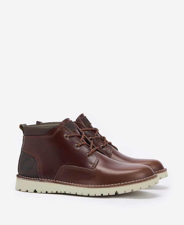 Barbour Bedrock Derby Boots Mørkebrune | BABO88872