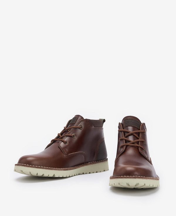 Barbour Bedrock Derby Boots Mørkebrune | BABO88872