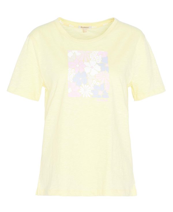 Barbour Belmont Graphic T-shirt Citron | BABO89552