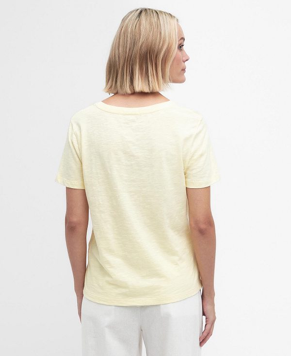 Barbour Belmont Graphic T-shirt Citron | BABO89552