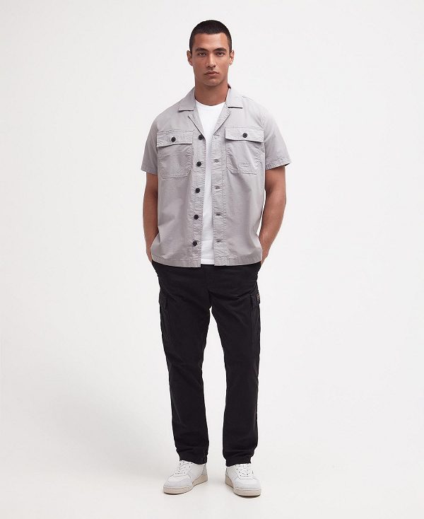 Barbour Belmont Regular Short-sleeved Shirt Grå | BABO87747