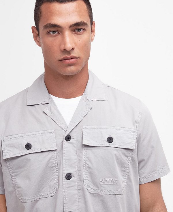 Barbour Belmont Regular Short-sleeved Shirt Grå | BABO87747