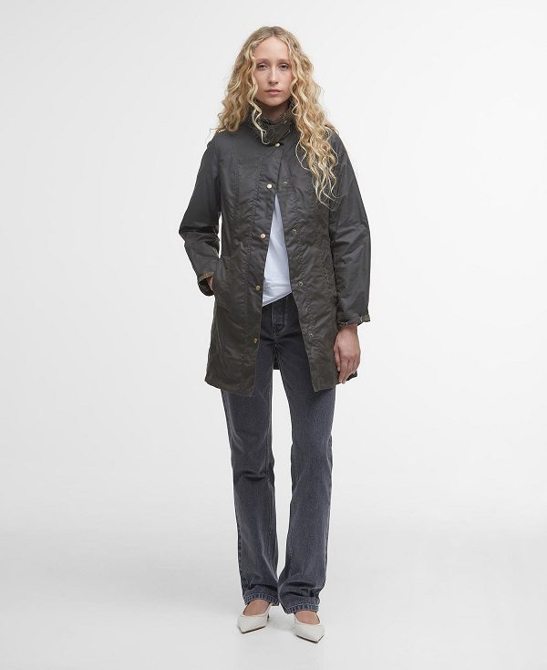 Barbour Belsay Wax Jacket Olivengrøn | BABO89218