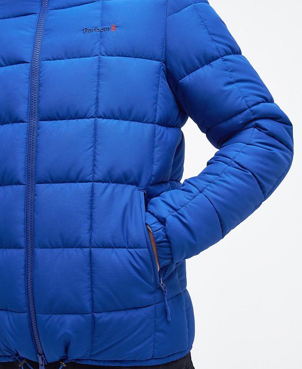 Barbour Benton Quilted Jacket Lyseblå | BABO87320