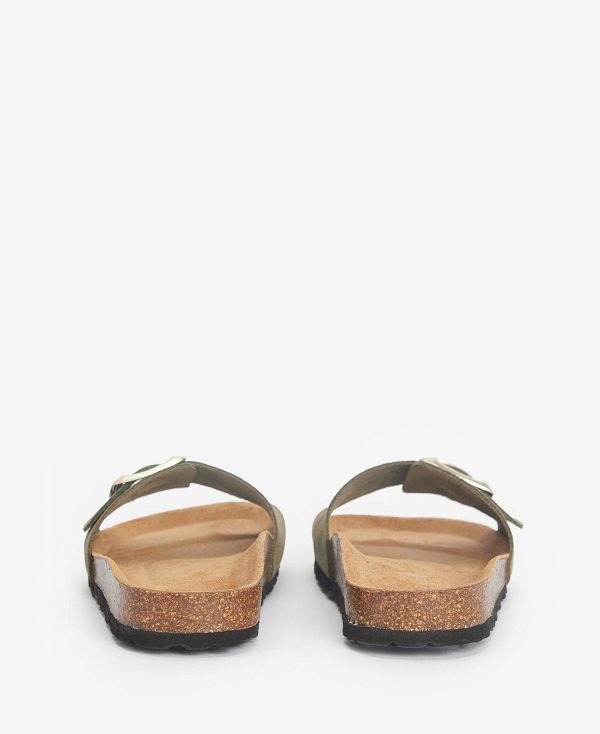 Barbour Benton Sandals Olivengrøn | BABO89896