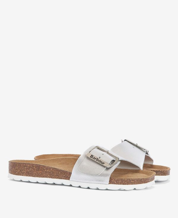 Barbour Benton Sandals Sølv | BABO89906