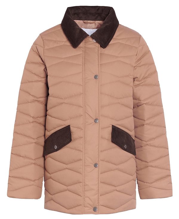 Barbour Berryman Quilted Jacket Brune | BABO89285